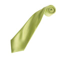 Lime - Back - Premier Unisex Adult Colours Satin Tie