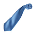 Mid Blue - Back - Premier Unisex Adult Colours Satin Tie