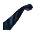 Navy - Back - Premier Unisex Adult Colours Satin Tie