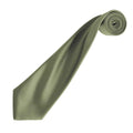 Olive - Back - Premier Unisex Adult Colours Satin Tie