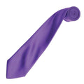 Rich Violet - Back - Premier Unisex Adult Colours Satin Tie