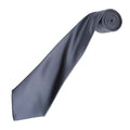 Steel - Back - Premier Unisex Adult Colours Satin Tie