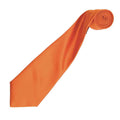 Terracotta - Back - Premier Unisex Adult Colours Satin Tie