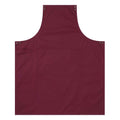 Burgundy - Back - Premier Swap & Pop Customizable Apron Body