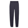 Deep Navy - Back - Fruit of the Loom Childrens-Kids Elasticated Hem Jogging Bottoms