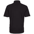 Black - Back - WORK-GUARD By Result Mens Apex Pique Polo Shirt