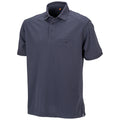 Navy - Front - WORK-GUARD By Result Mens Apex Pique Polo Shirt