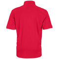 Red - Back - WORK-GUARD By Result Mens Apex Pique Polo Shirt