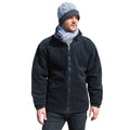 Black - Back - Result Core Mens Quilted Polartherm Winter Fleece Jacket