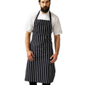 Black-White - Back - Premier Stripe Apron