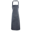 Navy-White - Front - Premier Stripe Apron