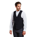 Black - Back - Premier Mens Lined Waistcoat