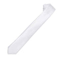 White - Back - Premier Unisex Adult Slim Tie