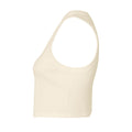 Solid Natural Blend - Back - Bella + Canvas Womens-Ladies Muscle Micro-Rib Cropped Vest Top