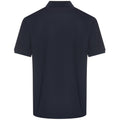 Navy - Back - PRO RTX Mens Pro Piqué Moisture Wicking Polo Shirt