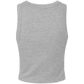 Athletic Heather Grey - Back - Bella + Canvas Womens-Ladies Micro-Rib Racer Tank Top