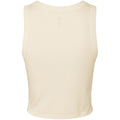 Solid Natural - Back - Bella + Canvas Womens-Ladies Micro-Rib Racer Tank Top