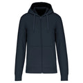 Navy - Front - Kariban Mens Eco Friendly Full Zip Hoodie