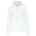 White - Front - Kariban Mens Eco Friendly Full Zip Hoodie