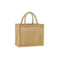 Natural - Front - Westford Mill Midi Starched Jute 14L Tote Bag