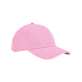 Classic Pink - Front - Beechfield Childrens-Kids Classic 6 Panel Organic Cotton Cap