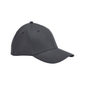 Graphite Grey - Front - Beechfield Organic Cotton Stretch Cap