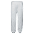 Heather Grey - Front - Fruit of the Loom Unisex Adult Premium Jogging Bottoms