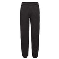 Black - Front - Fruit of the Loom Unisex Adult Premium Jogging Bottoms