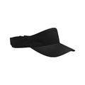 Black - Front - Beechfield Performance Visor