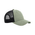 Fresh Green-Black - Front - Beechfield Technical Mesh Trucker Cap