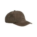 Vintage Brown - Front - Beechfield 5 Panel Relaxed Fit Cap