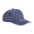 Vintage Denim - Front - Beechfield 5 Panel Relaxed Fit Cap