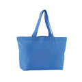 Cornflower Blue - Front - Westford Mill Twill Organic Shopper Bag