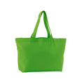 Apple Green - Front - Westford Mill Twill Organic Shopper Bag