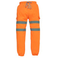 Orange - Front - Yoko Unisex Adult Hi-Vis Work Trousers