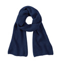 French Navy - Front - Beechfield Metro Knitted Scarf