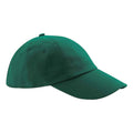 Bottle Green - Front - Beechfield Heavy Cotton Low Profile Baseball Cap