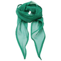 Emerald - Front - Premier Unisex Adult Colours Chiffon Scarf