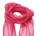 Fuchsia - Back - Premier Unisex Adult Colours Chiffon Scarf