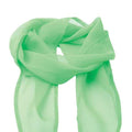 Apple Green - Back - Premier Unisex Adult Colours Chiffon Scarf