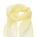 Lemon - Back - Premier Unisex Adult Colours Chiffon Scarf