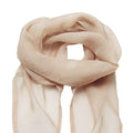 Natural - Back - Premier Unisex Adult Colours Chiffon Scarf