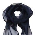 Navy - Back - Premier Unisex Adult Colours Chiffon Scarf