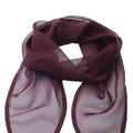 Aubergine - Back - Premier Unisex Adult Colours Chiffon Scarf