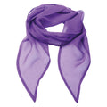 Rich Violet - Front - Premier Unisex Adult Colours Chiffon Scarf