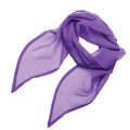 Rich Violet - Back - Premier Unisex Adult Colours Chiffon Scarf