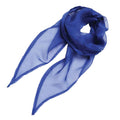 Royal Blue - Back - Premier Unisex Adult Colours Chiffon Scarf