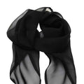 Black - Back - Premier Unisex Adult Colours Chiffon Scarf