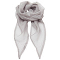 Silver - Front - Premier Unisex Adult Colours Chiffon Scarf