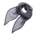 Steel - Back - Premier Unisex Adult Colours Chiffon Scarf